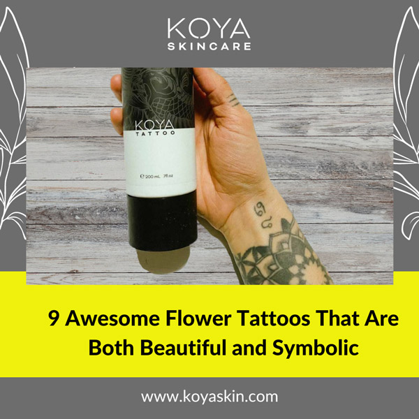 share on Facebook 9 awesome flower tattoos