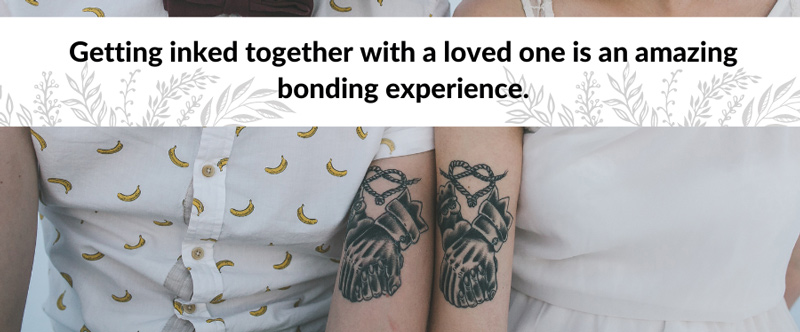 Matching Forever Together Temporary Tattoo (Set of 3+3) – Small Tattoos