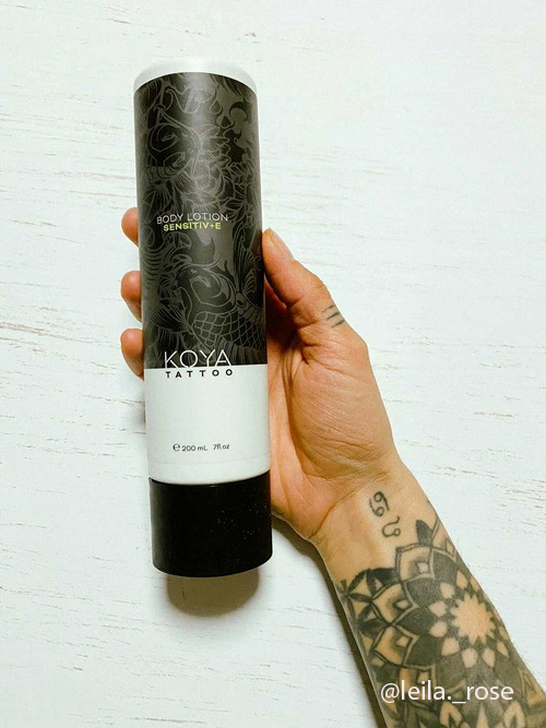 bottle of residue-free KOYA Tattoo lotion