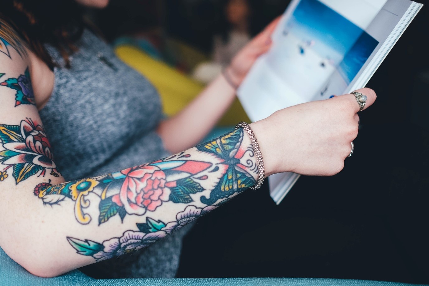 Koya Tattoo - Lady reading a book